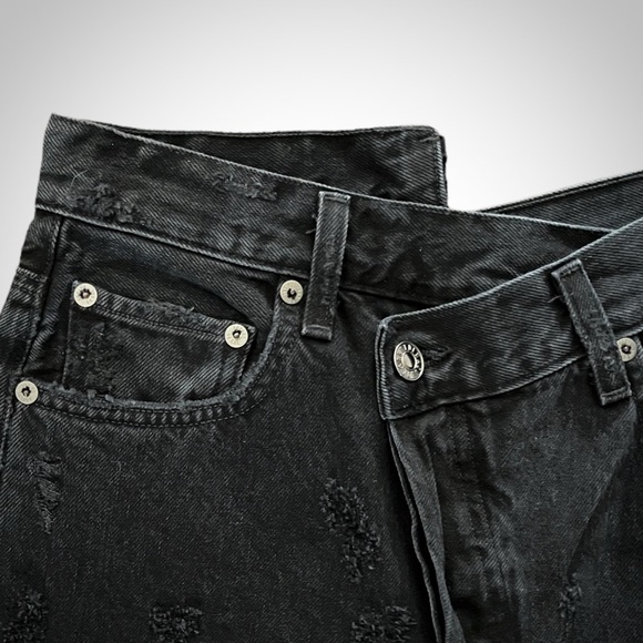 Agolde Criss-Cross Straight Jeans in Feverish - Size 25 - Picture 4 of 13